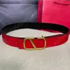 VALENTINO Riem Designer Topkwaliteit Litchi Graanriem Echt lederen riem Edele mode Heren- en damesriem Temperament End Klassieke riemen