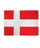 Banderas de Dinamarca Banderas nacionales de país 3039X5039ft Poliéster 100D con dos ojales de latón1054871