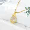 Naszyjnik dla kobiet projektantki biżuterii damski Wyjątkowy złoty łańcuch damski moda luksusowe naszyjniki Kobieta diamentowa miłość wisiorka wakacyjne prezenty syxg231