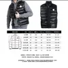 Men's vest coat winter puffer fish jacket jacket coat designer parka coat man vest with pure goose down padded unisex coat outfit 1-7 size