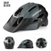 Cycling Helmets High Strength Riding Helmet Batfox Sports Camera Mountable Streamline Bicycle Helmet With Warning Tail Light Breathable P230419