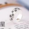 Cluster Ringe Star Open Trendy Woman Jewelry 2023 Items With Vintage Luxury Quality Gift For Girlfriend