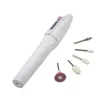 5set/lot Pen Shape Electric Nail Drill Machine Art Salonマニキュアファイルポリッシュツール+5ビットBJ