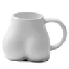 Mugs Ins Creative Funny Buttock Shaped Ceramic Coffee Cup Handmade Tea Milk Kawaii Mug Cute Personalized Gift