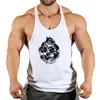 Mens Tank Tops Fitness Man Gym Clothing Bodybuilding Shirt Men Vest Sleeveless Sweatshirt Stringer Tshirts Suspenders Top Singlet 230419