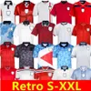 Rétro 1982 1994 1998 2002 1996 2008 89 Maillots de football Angleterre Kits occultants BECKHAM GASCOIGNE OWEN GERRARD Maillot de football BARNES 1990 mash up FOWLER ROBSON SCHOLES