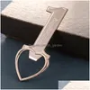 Openers Metal Beer Bottle Opener Creative Number 1 Heart Shaped Corkscrew Gift Kitchen Tools Drop Delivery Home Garde Dhgarden Dh2Us