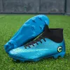 Высокое платье Swoble Man Sneakers Men Men Outsoor Cleats Boots Long Spikes футбольные туфли Eur e snakr clat boot spik sho