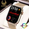 Nouveau Bluetooth réponse appel montre intelligente femmes cadran appel température corporelle Fitness sport Tracker hommes Smartwatch hommes femmes + boîte