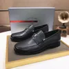 40 modèle printemps automne nouveau créateur de luxe chaussures pour hommes mode décontracté hommes chaussures habillées couleur unie en cuir mocassins mâle