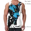 Tracksuits voor heren zomer grappige print mannen tanktops dames metaal spullen stijgende wegengeance artbook raiden strand shorts sets fitness vest