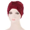 Femmes musulmanes Turban Cap Hijab Bandeau Intérieur Cap Couleur Unie Chimio Chapeau Bonnet Foulard Chapeaux Femme Wrap Cover Perte De Cheveux Caps