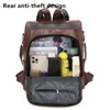 Заводские продажи сумка для плеча 3 цвета многослойный антикратный кожаный рюкзак Simple Joker Outdoor Leisure Sumbag Contrast Trave Rackpack 5095#