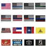 NOVITÀ Home America Bandiere della polizia a stelle e strisce 2 ° emendamento Bandiera americana vintage Poliestere USA Bandiere confederate ZZA71038782691