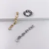 Backs Ohrringe Edelstahl Metallkette Magnet Earbone Clip Foe Damen Minimalistisch Cool Fashion Persönlichkeit Hochzeitsfeier Geschenk