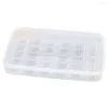 Förvaringsflaskor Utility Egg Box 30 Grids behållare Stark belastningsfack Säker plastfodral Dammsäker