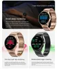 Montre intelligente étanche femmes Bracelet de mode Bluetooth appel fréquence cardiaque surveillance du sommeil Smartwatch pour IOS Android montre en or