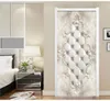 3D Vintage Wallpaper Door Sticker Wall Paintngs European Style Relief Floral Mural Living Room Bedroom Kitchen PVC Door Stickers7382405