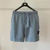 Europe Designer Brand Cotton Fleece Garment Dyed Herren Shorts Track Short Sweat Pants Größe M-XXL schwarz grau 8 Farbe