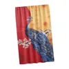 Gordijn Peacock Print Panels Room donkerder raamgordijnen voor badkamer 51,97 '' W x 83.86 '' l Soft en lichtgewicht