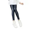 Trousers Yilaku Children Faux PU Leather Pants Girls Leggings Fashion Kids Pencil Girl Skinny CI043