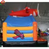Gratis deur levering outdoor activiteiten 2023 Nieuwe Kids Achtertuin Opblaasbaar Springkasteel Ball Pit vliegtuig Bounce Huis met Luchtblazer voor Kinderen