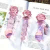 Anal Toys Glass Dildo Pink Rose Flower Shape Vaginal Butt Plug Self Comfort Masturbator Sex For Woman 230419