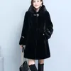 女性用ファーコート女性女性冬コートとジャケット秋の女性韓国語バージョン