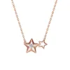 2023 New K Gold Jewelryはグローバルディストリビューターを探していますReal Gold Star Diamond Necklaceは顧客OEMカスタマイズを受け入れます