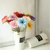 Decorative Flowers 1pc Fall Silk Daisy Artificial Branch For Home Wedding Autumn Decoration Fake Plastic Stem Flower