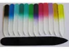 CRYSTAL GLASS NAIL FILE with Protective BLACK SLEEVE 5 12quot COLOR6143536