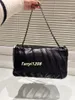 Moda vintage cf omuz çantaları tasarımcı crossbody çanta yüksek kaliteli inek derisi deri lüks çantalar tembel bayan debriyaj nedensel kadınlar orta el çantası gümüş donanım