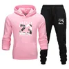 UG6M TrackSuits TrackSuits Zestaw Sweter Zestaw koszykówki Streetwear Sports Letter Letter Gruby Spodnie Rozmiar S-3xl