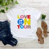 Womens TShirt Love on our Unisex Shirt HS LO Merch for Fans Women Graphic Shirts Short Sleeve Streetwear shirt Casual op ee 230419