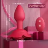 Sex Toys Male Prostate Massager - Game Vibrator Remote Control, Adult Toys Anal Plug Vibrator Butt Plug med 9 vibrationsrotationslägen,