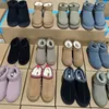 Дизайнерские тапочки Tasman UG, женские и мужские тапочки Tazz, ультра мини-ботинки на платформе, австралийская замшевая зимняя роскошная шерстяная обувь Les Petites, DESIGNERORIGINAL016
