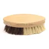 Cleaning Brushes Kitchen Wooden Brush Environmentally Friendly Bamboo And Sisal Coarse Brown Plate For Vegetables Fruits Pot Dhgarden Dhgpy