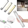 Night Lights LED Light Motion Sensor Wireless USB Rechargeable Lamp For El Wardrobe Bedroom Kitchen Cabinet