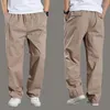 Pantalons pour hommes Hommes Cargo Pantalons de survêtement Lâche Droite Streetwear Mâle Harajuku Mode Pantalon Casual Travail Élastique