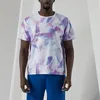 Herren-T-Shirts, Sommer-T-Shirt mit Batik-Speckle-Design, entspannt, lässig, modisch, große kurze Ärmel