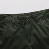 Мужские шорты летние мужские мульти карманные военные грузовые шорты мужской хлопковые зеленые мужские мужские тактические шорты короткие брюки без ремня 230419