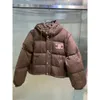 giacca da donna north face Autunno e inverno Nuova etichetta in pelle di moda Trionfale ispessito caldo standard nazionale 90 Piumino in puro piumino d'anatra bianca