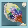 Party Decoration Disco Balloons Aluminium Foil Metallic Helium Ballon Dance Birthday Baby Shower 22 Inches Round Formed With DHCXF