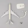 Modelo de avión Modelo de metal 20 cm 1 400 Saudi B747 Réplica Material de aleación con adornos de tren de aterrizaje Juguetes para niños Regalos para niños 231118