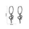 Boucles d'oreilles créoles Style Vintage 1 pièces en acier inoxydable 316L Punk Hip Hop serpent pour femmes hommes fête mode bijoux cadeaux E689