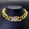 ketting voor herenketen Cuban Link Gold Chains Iced Out Sieraden Diamantarmband 20mm Spacer ketting voor mannen en vrouwen Hiphop