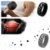 Pierścienie klastra 8.0 mm mężczyzn wzór silikonowy hipoalergiczny elastyczny sportowy palec sportowy na gumki ślubne