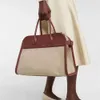 Cowhide Tote Canvas The Row Bag Womens Premium 2024 Ny högkapacitet Margaux 15 handväska