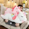 Bambole di peluche 25 100 cmKawaii Gigante Unicorno Giocattolo Morbido Peluche Cavallo Giocattoli Per Bambini Ragazza Cuscino Regali Di Compleanno 230418