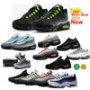 Hyper Turquoise 95 Triple Black Neon 95s Running Shoes Mint Flair Ultra Summerhouse OG Navy Reflective Jewel Grey Safari Track Red Royal Blue Men With Box